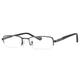 Klar Eye Half Rim Rectangle K-1011 Reading Glass - Gun (Optical Power +2.5) - Men Eyeglasses