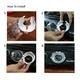 Baby Safety Inc Safe-O-Kid Transparent Stove Knob Guards - Multicolor (Pack of 2) - Baby Safety