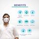 Care View N95 FFP2 Protective Face Mask with Valve - Head Loop 3's - Face Mask