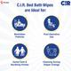 CIR Bed Bath Wipes - Aloe Vera & Olive 10's - Diapers & Wipes