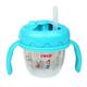 Farlin Gulu Gulu Straw Drinking Cup - Blue 120's - Feeding & Nursing