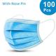 3 Ply Face Mask with Nosepin 1's - Face Mask