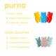 Purna Gummies Vitamin C Lemon and Zinc for Adults and Kids, Immunity Boost, Skincare 30's - Vitamin C