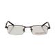 Vision Express 29306 Gun Metal Rectangle Eyeglasses (Including Anti-Reflective Coating Lens) 1's - Wearables Eye Glasses