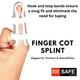 Be Safe Forever Finger Cot Splint (M) - Knee/Ankle/Leg/Foot Supports