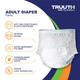 Truuth Adult Pull Up Diaper Pants (L) 10's - Adult Diapers & Pads