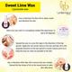 Le Bonheur Depilatory Wax - Sweet Lime 800 gm (Free Pre Wax Gel and Post wax Oil) - Shaving & Hair Removal