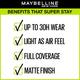 Maybelline New York Super Stay Up to 30H Full coverage Liquid Foundation, 120 30ml - Foundation