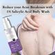 Dermistry Anti Acne 1% Salicylic Acid Body Wash 200 ml - Shower Gels & Body Wash