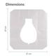 Peebuddy Paper Toilet Seat Cover 250's - Toilet Seat Sanitizer
