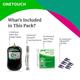 OneTouch Select Plus Simple Blood Glucose Monitoring System (Free 10 Test Strips + Lancing Device + 10 Lancets) - Blood Glucose Monitors/Test Strips