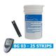 Dr. Morepen GlucoOne BG03 Blood Glucose Test Strips 25's - Blood Glucose Monitors/Test Strips