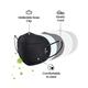 Boldfit N95 Face Mask - Black 5's - Face Mask