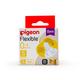 Pigeon Flexible Slim Neck Round Hole 0+ Months Peristaltic Nipple (S) 2's - Feeding & Nursing