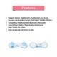 Baby Safety Inc Safe-O-Kid - Easy to Use, Dotted with Smiley Ends Child Proof Cabinet Lock - Baby Safety