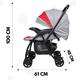 R for Rabbit Sugar Pop Baby Stroller - Red Grey - Baby Safety