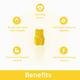 Purna Gummies Vitamin C Lemon and Zinc for Adults and Kids, Immunity Boost, Skincare 30's - Vitamin C