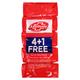 Lifebuoy Stronger Germ Protection Guard Total Soap (Pack of 4 x 125 gm + 1 Free 125 gm ) - Soaps
