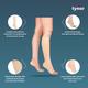 Tynor Compression Garment Leg Below Knee Open Toe - Wide (XL) (I 80) - Knee/Ankle/Leg/Foot Supports