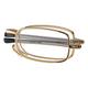 Klar Eye Fold Full Rim Metal Power K-5011 Reading Glass - Gold, 2.75 Power - Men Eyeglasses