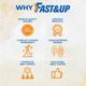 Fast&Up Whey Advanced Protein Powder - Creamy Vanilla Flavour 912 gm - Whey Proteins