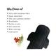 Sirona Ultra-thin & Natural Black Sanitary Pad (Small) 10's - Sanitary Napkins