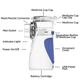Vandelay Nano Atomizer Nebulizer - White - Nebulizer & Vaporizer