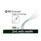 BD Emerald Single Use Syringe 2 ml With Needle 24G - Surgical Instruments