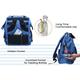 R for Rabbit Caramello Delight Diaper Bag - Sky Blue - Diapers & Wipes
