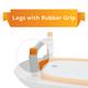 R for Rabbit Bubble Double Elite Baby Bath Tub - Orange - Bathing Essentials