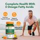 Pure Nutrition Omega 3 5 6 7 9 with Seabuckthorn oil 1000 mg Veg Softgels 30's - Omega Fish Oil Fatty Acids
