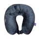 VIAGGI Microbead Travel Neck Pillow with Fleece - Gray - Others Ortho Supports