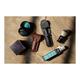 Pink Woolf Genuine Leather Razor Cover - Black - Pre & Post Shaves