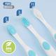 R for Rabbit Stylo Toothcare Set - White Blue - Baby Oral Care