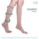 Sorgen Classique Medical Compression Stockings Class 2 Knee Length - Large 1's - Knee/Ankle/Leg/Foot Supports
