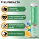 FixUpHealth Apple Cider Vinegar Effervescent Tablet - Apple Flavour 15s & FixUpHealth Multivitamins and Multiminerals Effervescent Tablet - Orange Flavour 20s 1's - Apple Cider Vinegars