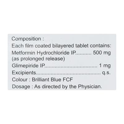 Metafort G1 CP Tablet 30'S - Diabetes-Ant