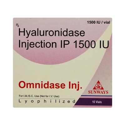 Omnidase 1500IU Injection 1'S - Eye conditions-Oth