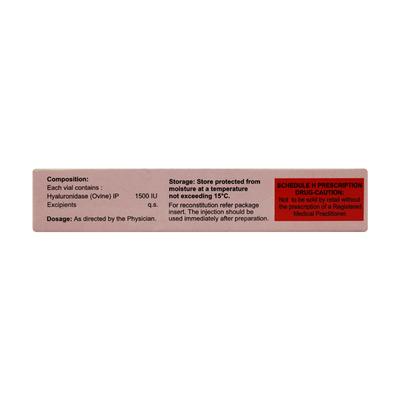 Omnidase 1500IU Injection 1'S - Eye conditions-Oth