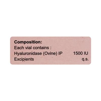 Omnidase 1500IU Injection 1'S - Eye conditions-Oth