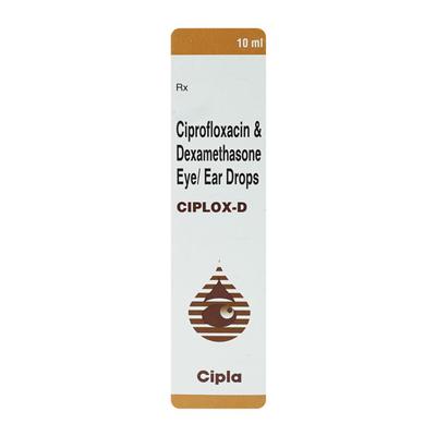 Ciplox D Eye/Ear Drops 10ml - Eye Infections-Eaa