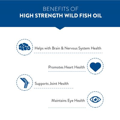Swisse Ultiboost Odourless 4 X Strength Wild Fish Oil Concentrate Capsule 60's - Omega Fish Oil Fatty Acids