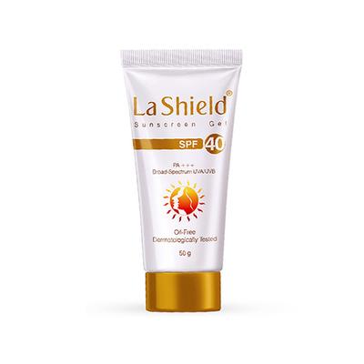 La Shield SPF 40 & PA+++ Anti Acne Sunscreen Gel 50gm - Face Sunscreen