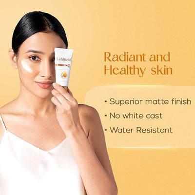La Shield SPF 40 & PA+++ Anti Acne Sunscreen Gel 50gm - Face Sunscreen