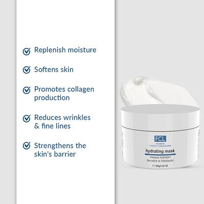Fixderma Cosmetic Laboratories (FCL) Hydrating Face mask 100 gm - Masks & Peels