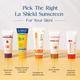 La Shield SPF 40 & PA+++ Anti Acne Sunscreen Gel 50gm - Face Sunscreen