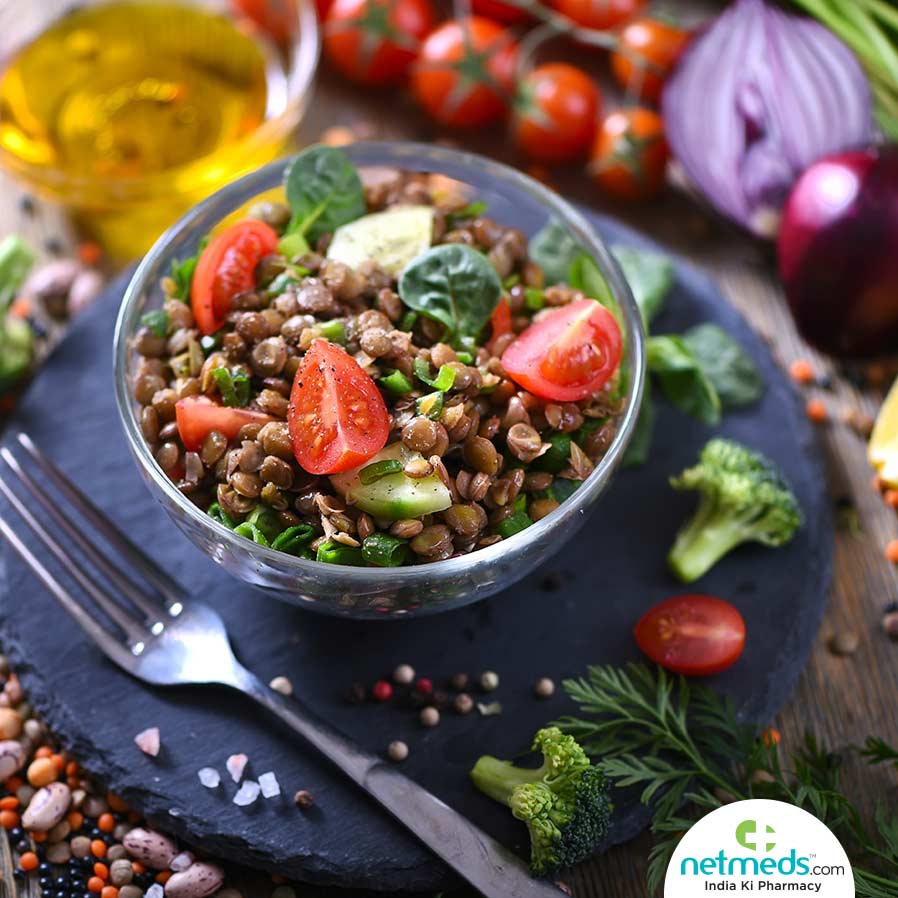 healthy horse gram salad