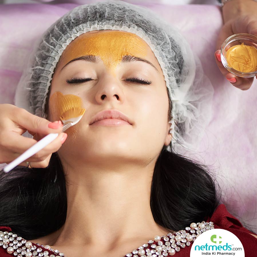 Gold-infused facial