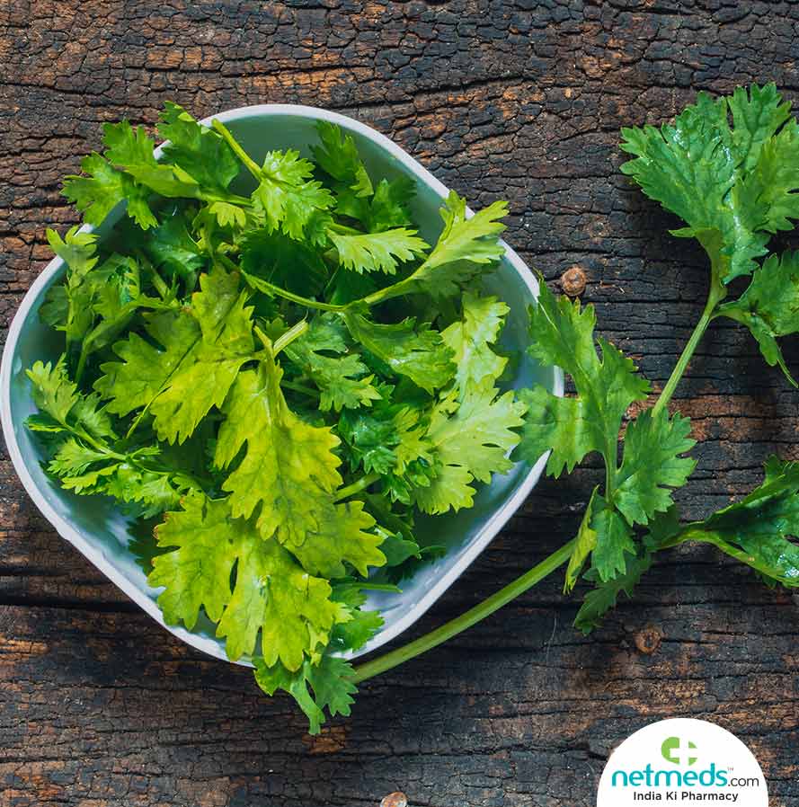 coriander leaves health benefits
