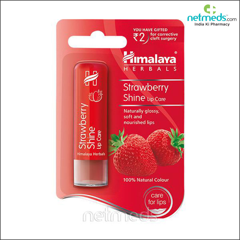 Himalaya strawberry shine lip balm
